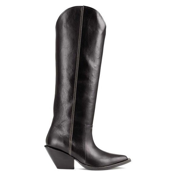 H&M STUDIO AW16 Knee-High Western Boots - Picture 14 of 16